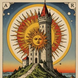 Combinação das cartas O Sol e A Torre no amor