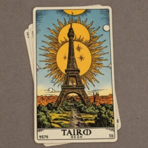 Combinação das cartas O Sol e A Torre sobre o futuro