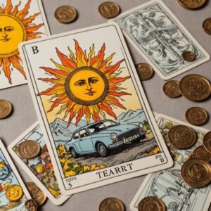 Combinação das cartas O Sol e O Carro na vida financeira