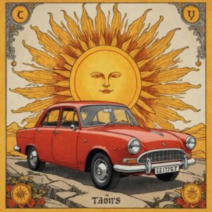 Combinação das cartas O Sol e O Carro no amor