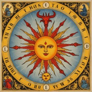Combinação das cartas O Sol e O Diabo em momentos de transição