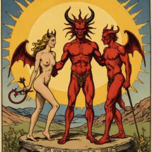 Combinação das cartas O Sol e O Diabo em relacionamentos