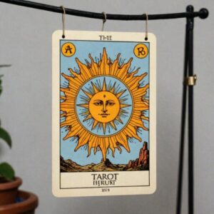 Combinação das cartas O Sol e O Enforcado no trabalho