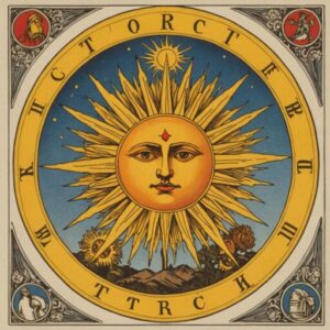 Combinação das cartas O Sol e O Imperador no trabalho