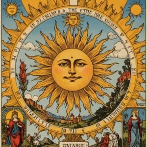 Combinação das cartas O Sol e O Louco na vida espiritual