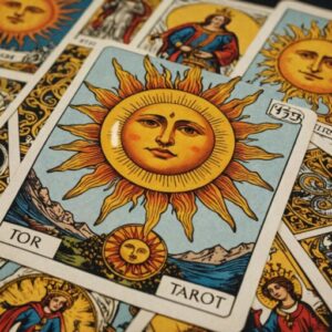 Combinação das cartas O Sol e O Louco sobre o futuro
