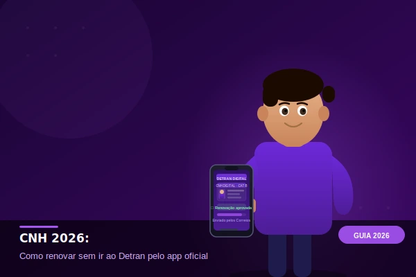 CNH 2026: Como Renovar Sem Ir ao Detran Usando o App Oficial