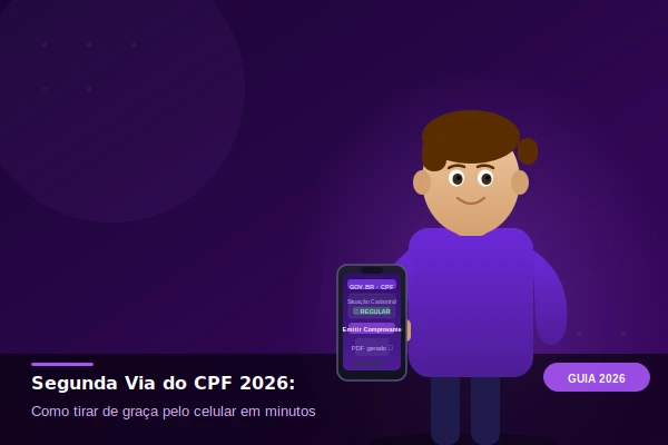 Segunda Via do CPF 2026: Como Tirar de Graça pelo Celular em Minutos